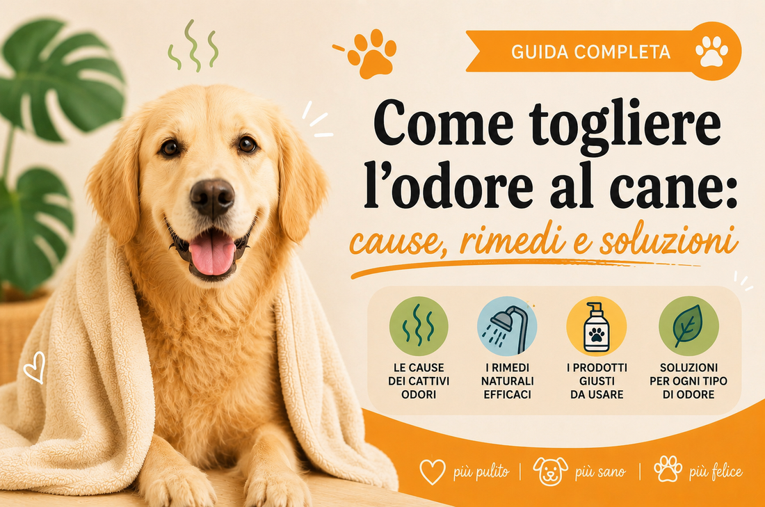Come togliere l'odore al cane: cause, rimedi e soluzioni per ogni tipo di odore