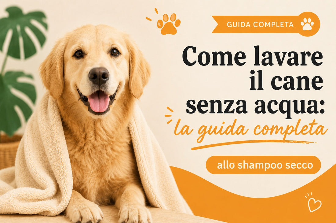 Come lavare il cane senza acqua: la guida completa allo shampoo secco